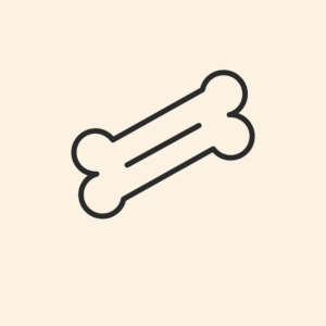 Hueso de nylon sabor tocino